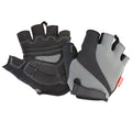 Grey- Black - Front - Spiro Unisex Short Sports - Cycling Gloves