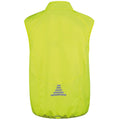 Neon Lime - Back - Spiro Mens Bikewear Crosslite Training Gilet - Sports Bodywarmer