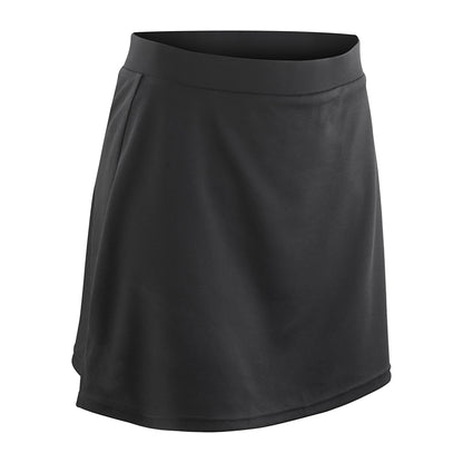 Black - Front - Spiro Girls Junior Training Sports Skort