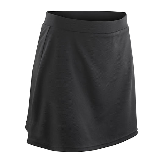 Black - Front - Spiro Girls Junior Training Sports Skort