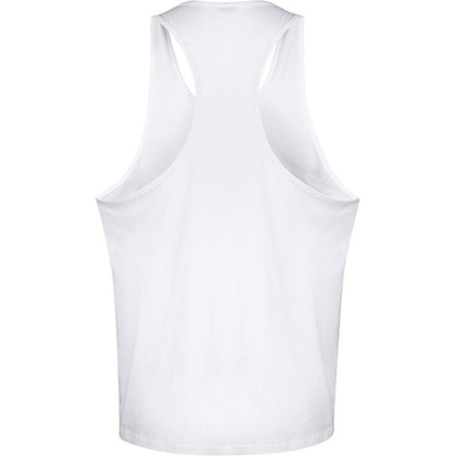 White - Back - Tanx Mens Vest Sleeveless Vest Top - Muscle Vest