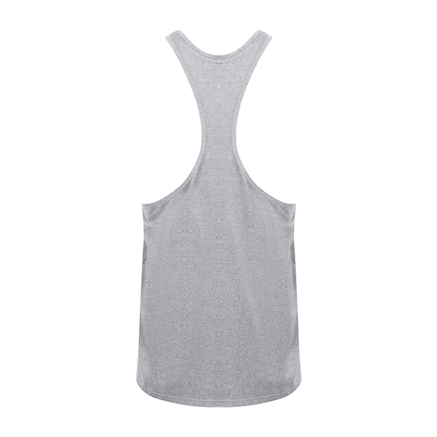 Heather Grey - Back - Tanx Mens Vest Sleeveless Vest Top - Muscle Vest