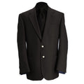 Black - Front - Brook Taverner Henley Club Suit Blazer