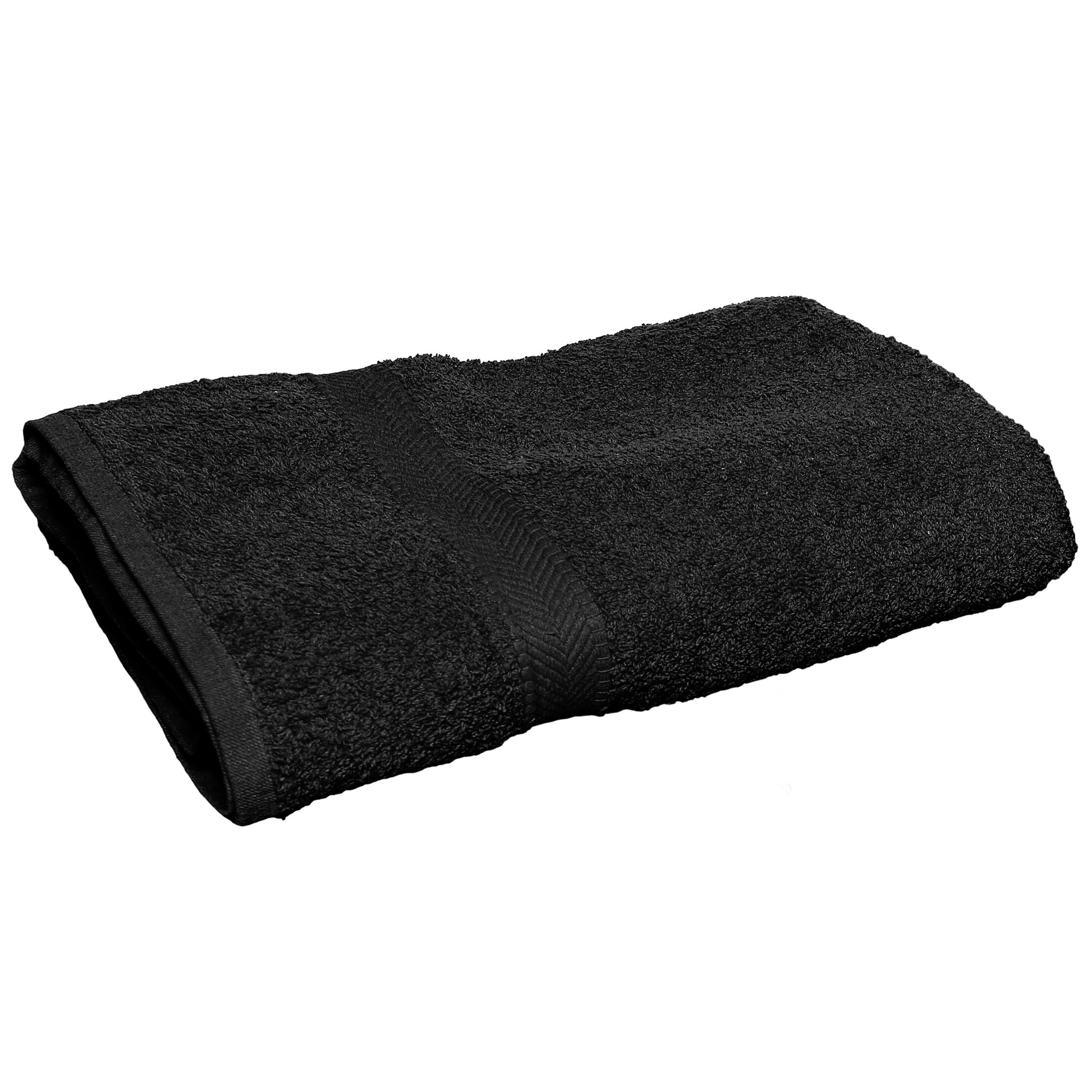 Black - Front - Towel City Luxury Range Guest Towel (550 GSM)