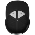 Black-Black - Back - Yupoong Mens The Classic Premium Snapback Cap