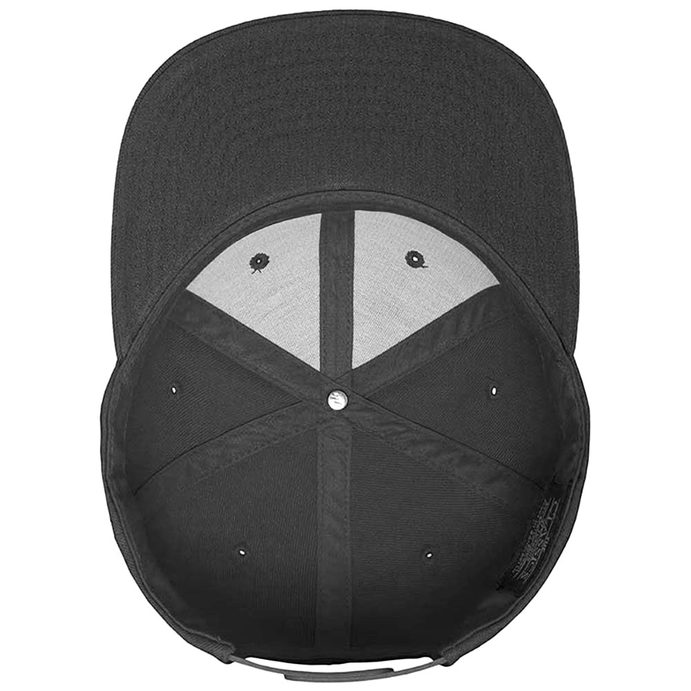 Dark Grey-Dark Grey - Back - Yupoong Mens The Classic Premium Snapback Cap
