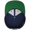 Dark Navy - Back - Yupoong Mens The Classic Premium Snapback Cap