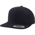 Dark Navy-Dark Navy - Front - Yupoong Mens The Classic Premium Snapback Cap