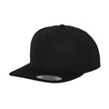Black - Front - Yupoong Mens The Classic Premium Snapback Cap