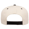 Natural-Black - Back - Yupoong Mens The Classic Premium Snapback 2-Tone Cap