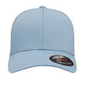 Carolina Blue - Back - Yupoong Mens Flexfit Fitted Baseball Cap