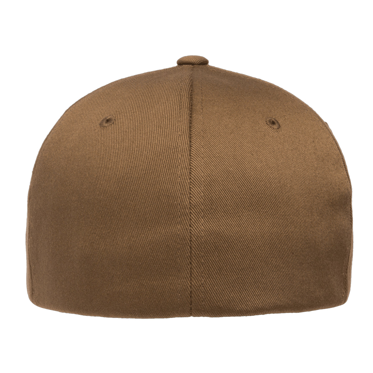 Coyote Brown - Side - Yupoong Mens Flexfit Fitted Baseball Cap