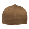 Coyote Brown - Side - Yupoong Mens Flexfit Fitted Baseball Cap