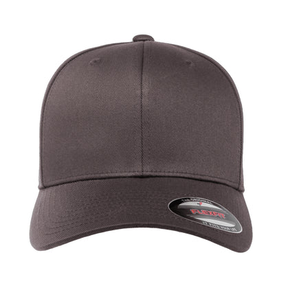 Dark Grey-Dark Grey - Back - Yupoong Mens Flexfit Fitted Baseball Cap