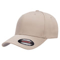 Stone - Front - Yupoong Mens Flexfit Fitted Baseball Cap