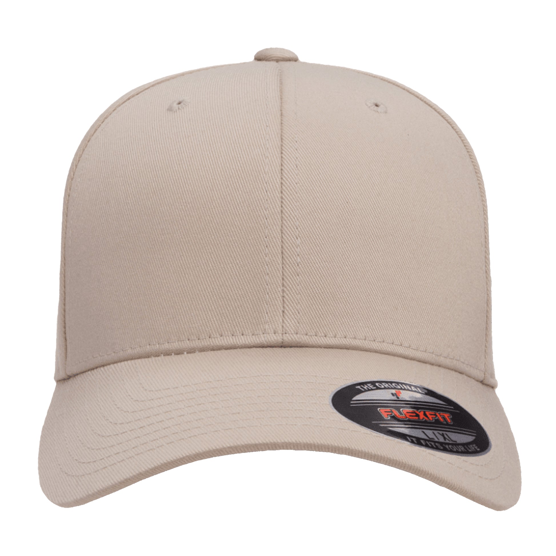 Stone - Back - Yupoong Mens Flexfit Fitted Baseball Cap