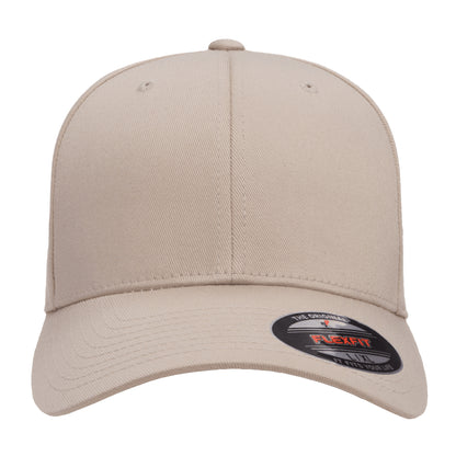 Stone - Back - Yupoong Mens Flexfit Fitted Baseball Cap