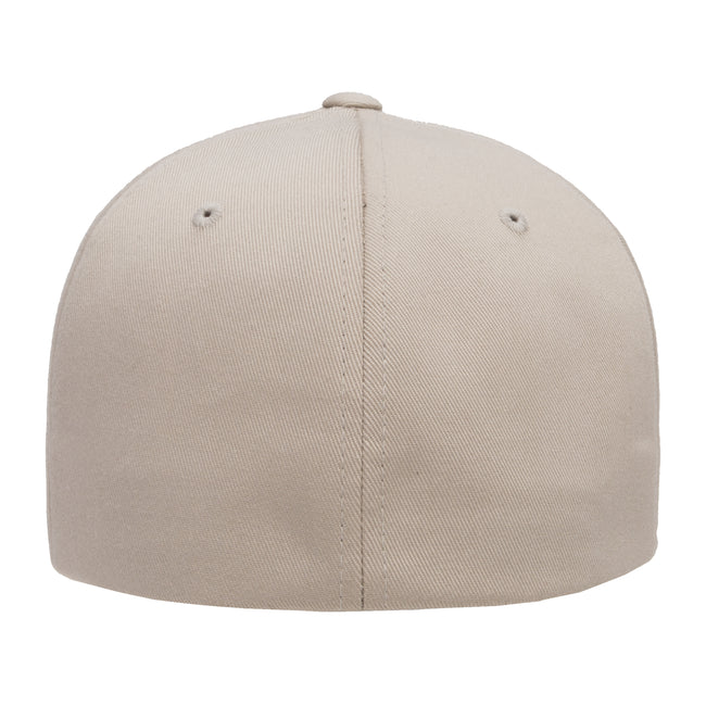 Stone - Side - Yupoong Mens Flexfit Fitted Baseball Cap