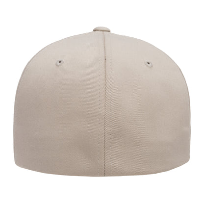 Stone - Side - Yupoong Mens Flexfit Fitted Baseball Cap