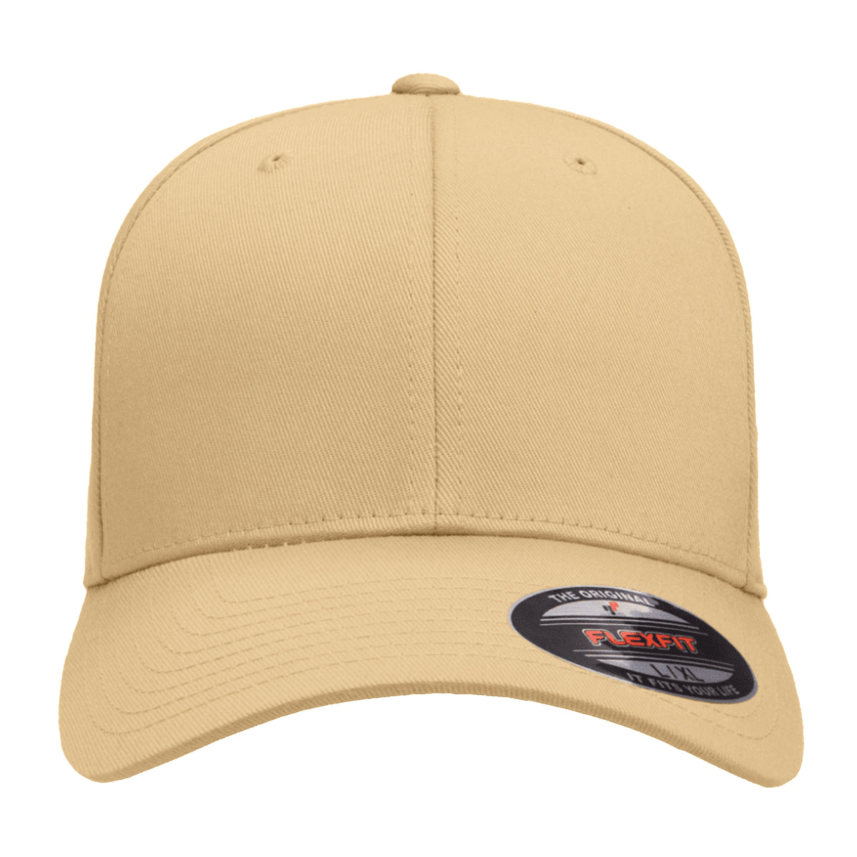 Curry - Side - Yupoong Mens Flexfit Fitted Baseball Cap