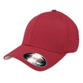 Rose Brown - Front - Yupoong Mens Flexfit Fitted Baseball Cap