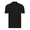Black - Back - B&C Mens Heavymill Short Sleeve Cotton Polo Shirt