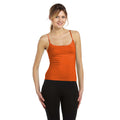 Orange - Back - Bella + Canvas Womens-Ladies Cotton Spandex Camisole Top