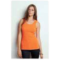 Orange - Lifestyle - Bella + Canvas Womens-Ladies Rib Tank Vest Top