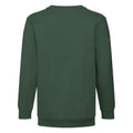 Bottle Green - Back - Fruit Of The Loom Kids Unisex Classic 80-20 Set-In Sweatshirt