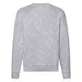 Heather Grey - Back - Fruit Of The Loom Unisex Premium 70-30 Set-In Sweatshirt