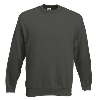Charcoal - Front - Fruit Of The Loom Unisex Premium 70-30 Set-In Sweatshirt