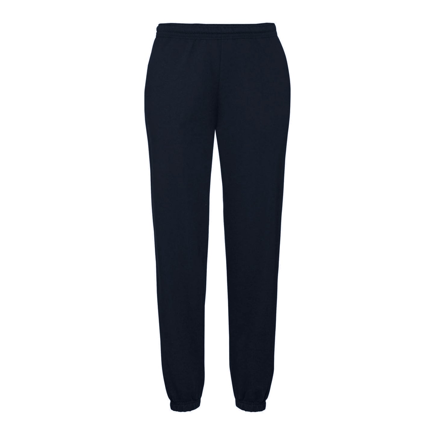 Deep Navy - Front - Fruit Of The Loom Mens Premium 70-30 Elasticated Jog Pants - Jogging Bottoms