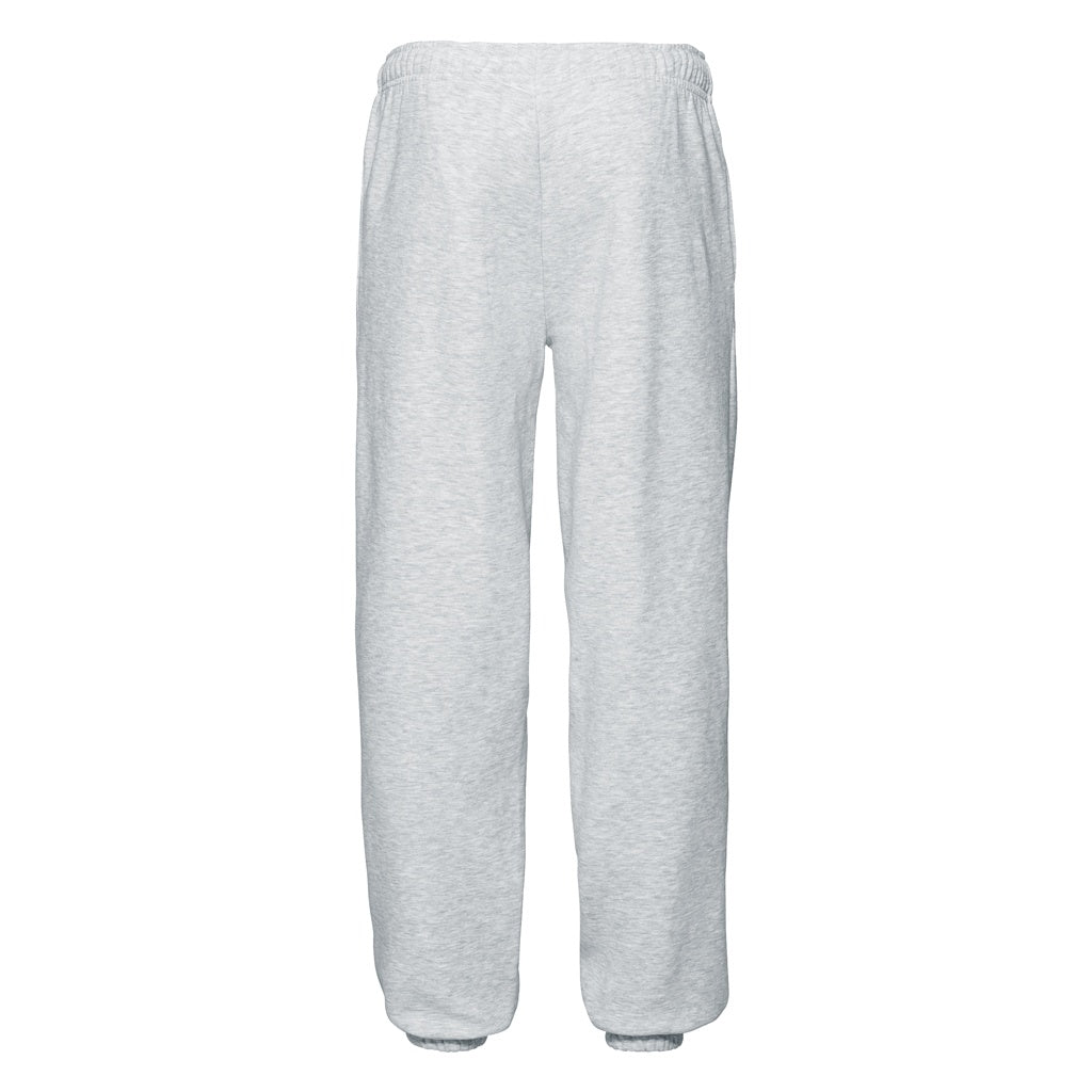 Heather Grey - Side - Fruit Of The Loom Mens Premium 70-30 Elasticated Jog Pants - Jogging Bottoms