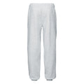 Heather Grey - Side - Fruit Of The Loom Mens Premium 70-30 Elasticated Jog Pants - Jogging Bottoms