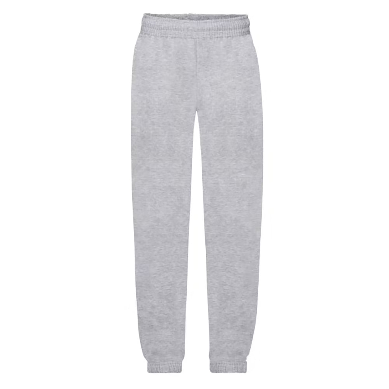 Heather Grey - Front - Fruit Of The Loom Kids Unisex Premium 70-30 Jog Pants - Jogging Bottoms