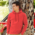 Red - Back - Fruit Of The Loom Mens Premium 70-30 Hooded Sweatshirt - Hoodie