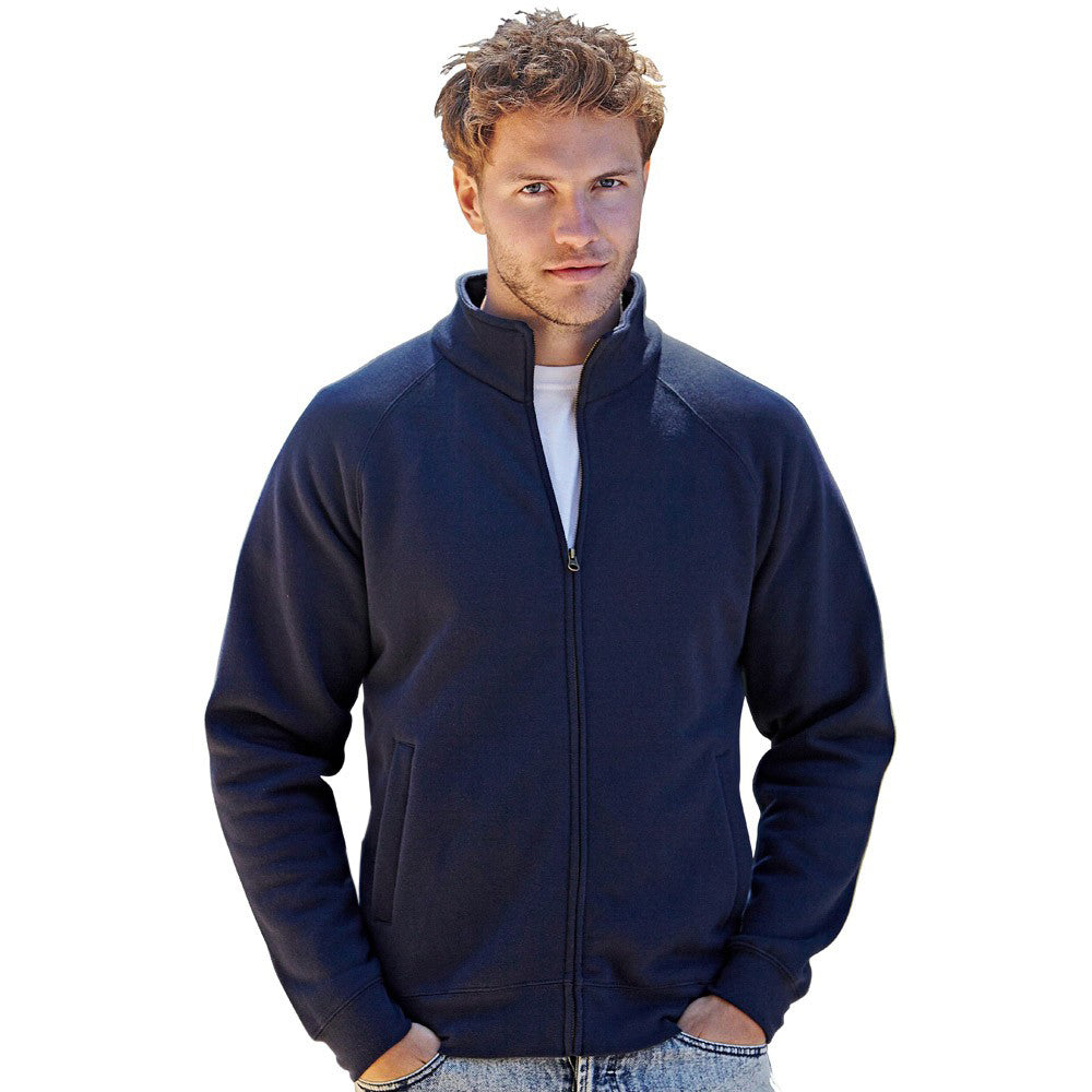 Deep Navy - Back - Fruit Of The Loom Mens Premium 70-30 Full Zip Sweatshirt Jacket