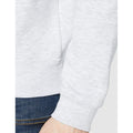 Heather Grey - Back - Fruit Of The Loom Mens Premium 70-30 Zip Neck Sweatshirt