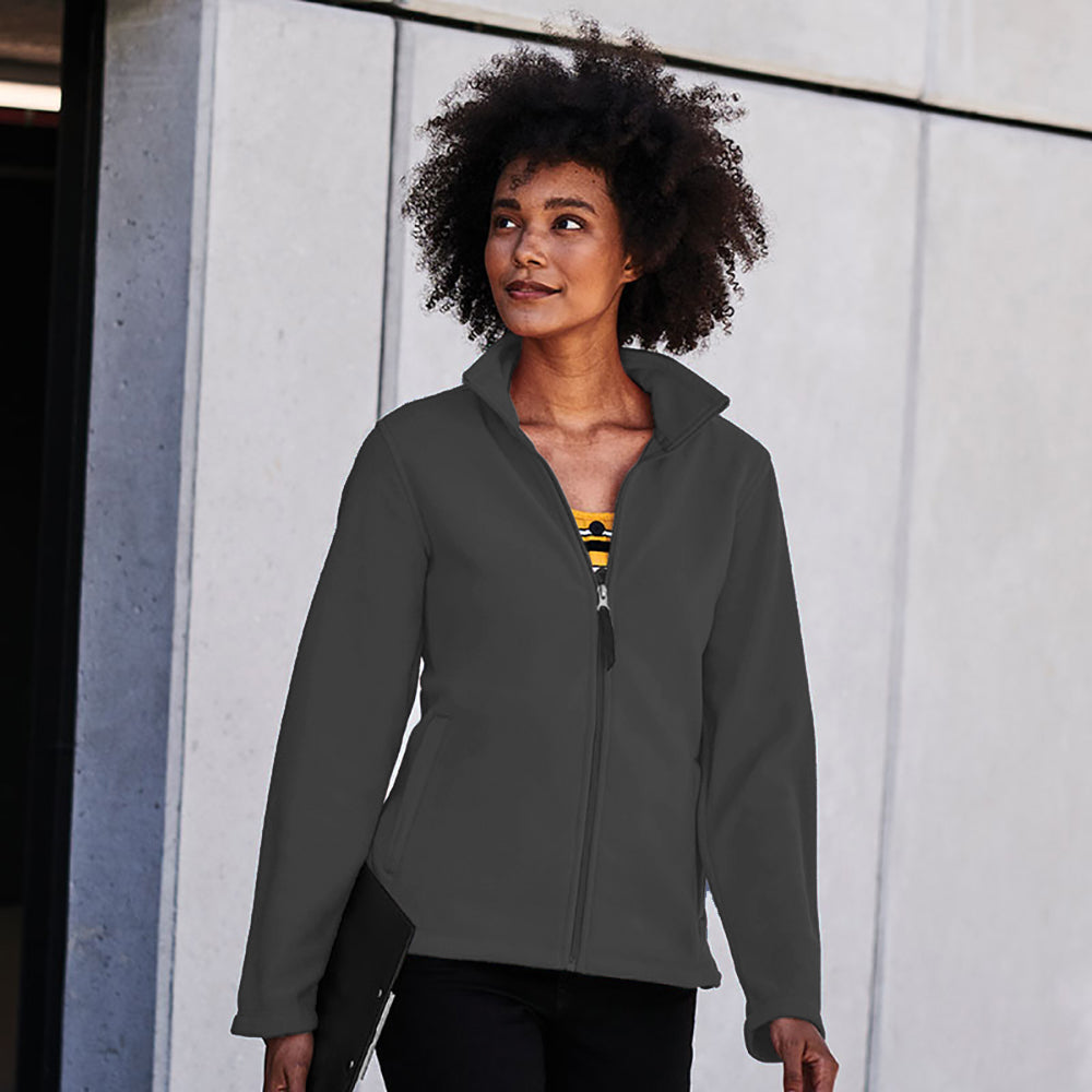 Seal Grey - Side - Regatta Womens-Ladies Full-Zip 210 Series Microfleece Jacket