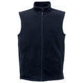 Dark Navy - Front - Regatta Mens 210 Microfleece Bodywarmer - Gilet