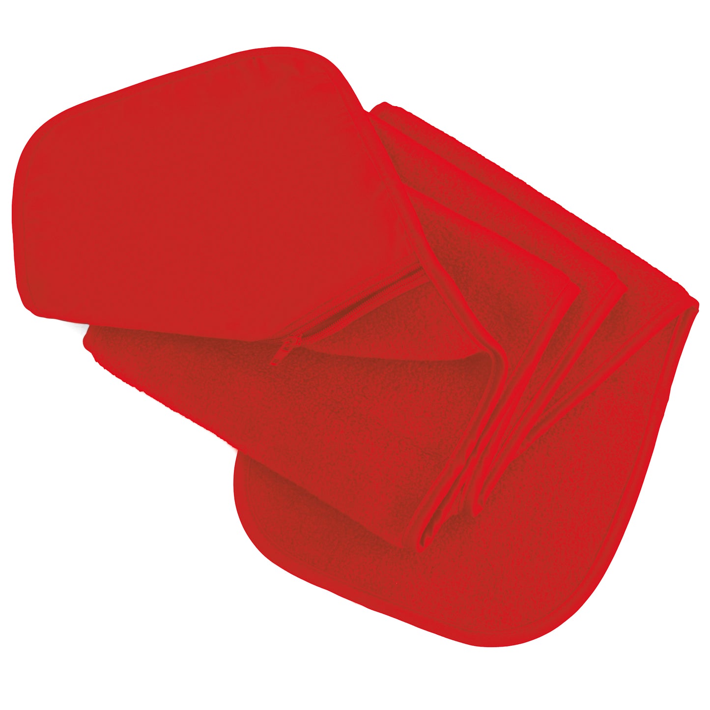 Red - Front - Result Active Anti-Pilling Fleece Winter Scarf With Zip Pocket