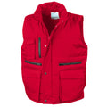 Red - Front - Result Mens Lance Bodywarmer - Gilet (Windproof & Showerproof)