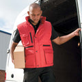 Red - Back - Result Mens Lance Bodywarmer - Gilet (Windproof & Showerproof)