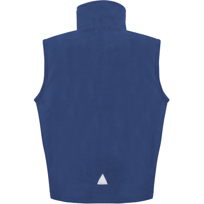 Royal - Back - Result Childrens Unisex Anti-Pill Polar-Therm® Fleece Bodywarmer - Gilet