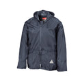 Navy - Side - Result Mens Heavyweight Waterproof Rain Suit (Jacket & Trouser Suit)