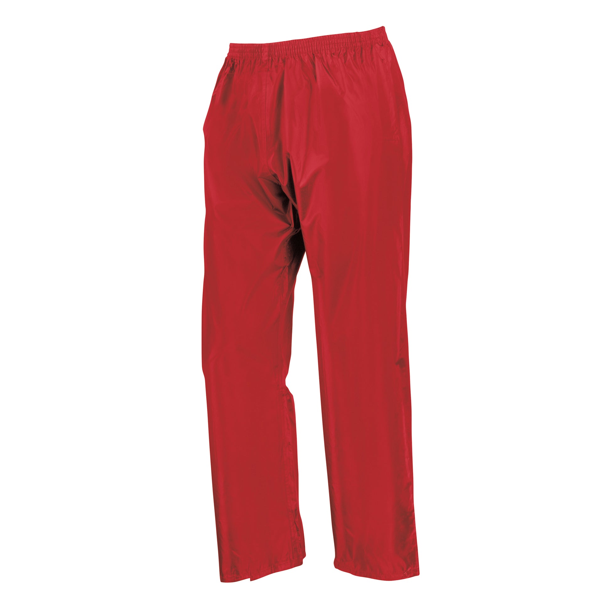 Red - Back - Result Childrens Unisex Heavyweight Waterproof Rain Suit (Jacket & Trouser Suit)