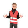 Red - Back - Result Core Kids Unisex Hi-Vis Safety Vest