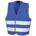 Royal Blue - Front - Result Core Kids Unisex Hi-Vis Safety Vest