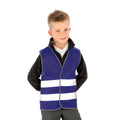 Navy - Back - Result Core Kids Unisex Hi-Vis Safety Vest