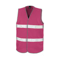 Raspberry - Back - Result Core Adult Unisex Motorist Hi-Vis Safety Vest